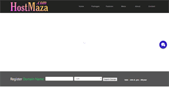 Desktop Screenshot of hostmaza.com